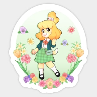 Spring puppy Sticker